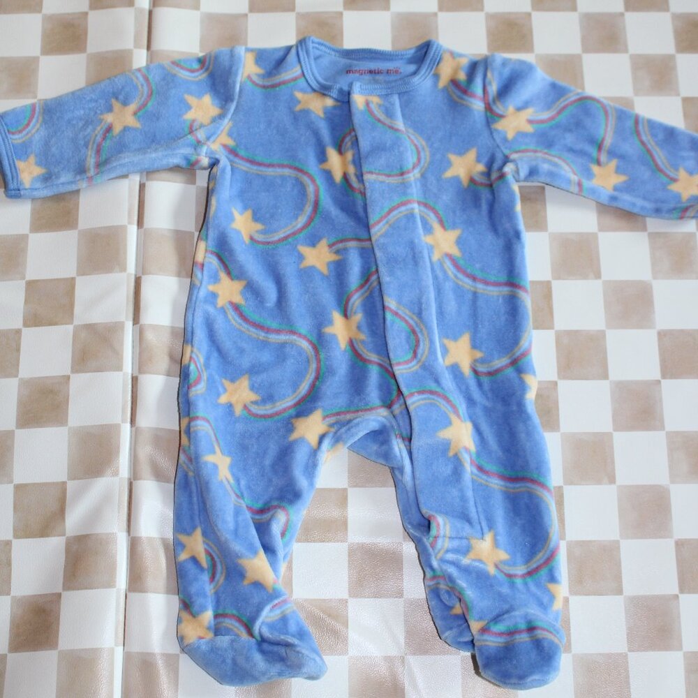 MagneticMe Velour Starry Footie
